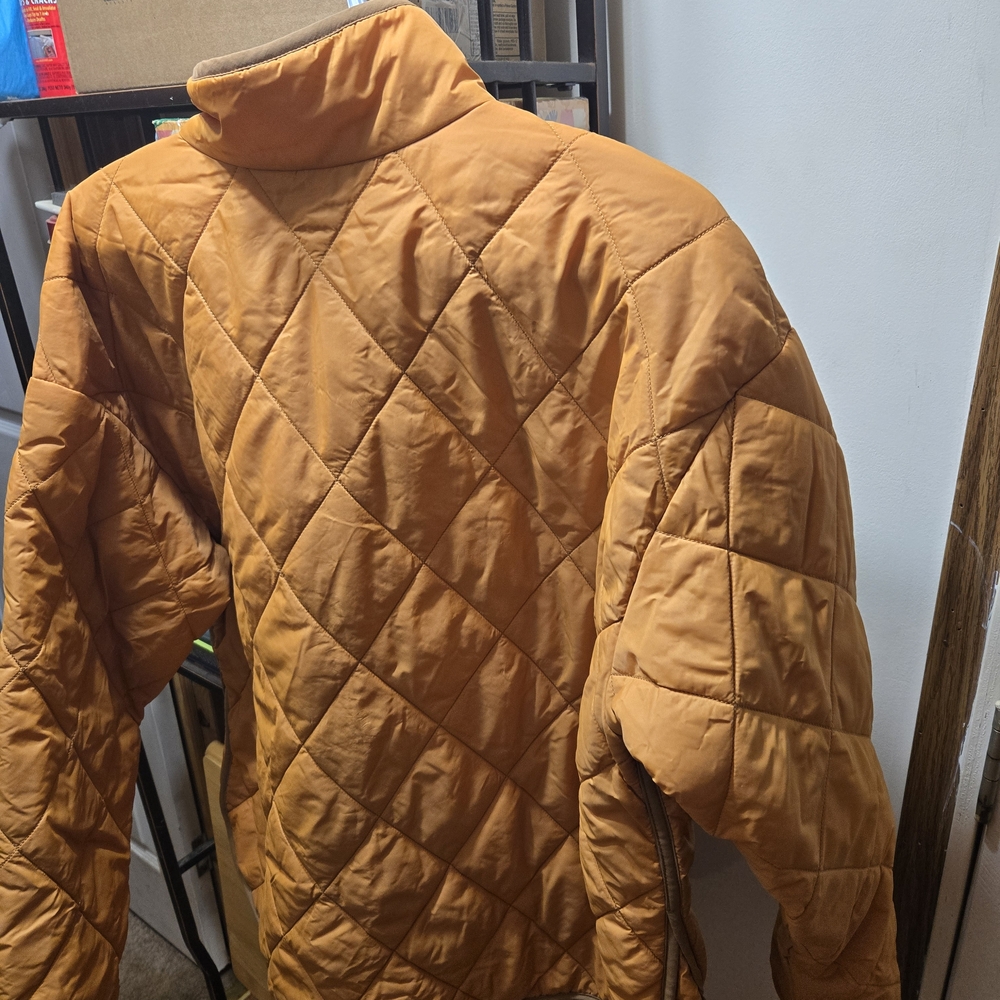 Alpine Design Orange Quilted Puffer Jacket - Picture 2 of 3